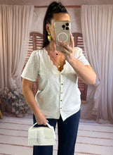 Charger l'image dans la galerie, Chemisier blanc BALI (36 au 48)