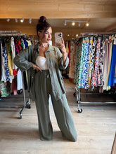 Charger l'image dans la galerie, Chemise kaki gaz de coton NINA ( 36 au 48 )☀️