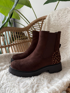 Bottine chocolat ARIELLE