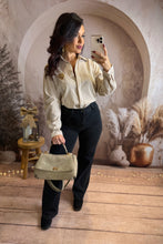 Charger l&#39;image dans la galerie, Chemise rayé café coeur léopard ZÉNA (36 au 50)⭐️