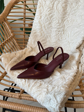 Escarpin bordeaux FILIA