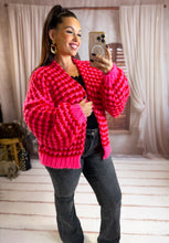 Charger l'image dans la galerie, Gilet tout doux fuchsia ESTHER (36 au 44)