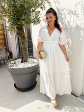 Charger l'image dans la galerie, Robe blanche PALOMA( 40 au 48 ) New