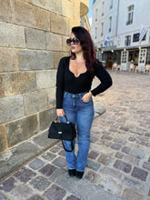 Charger l&#39;image dans la galerie, Jean large bleu YOUNA (34 au 42)