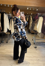 Charger l&#39;image dans la galerie, Chemise motif bleu ISA (34 au 40)