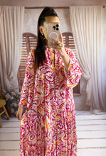 Charger l'image dans la galerie, Robe loose rose THAIS (38 au 46)