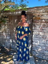 Charger l'image dans la galerie, Robe col bardot motif soleil MISA  (36 au 46)