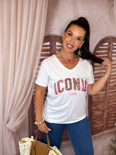 Charger l'image dans la galerie, Tee Shirt iconic léopard rose PERLE (36 au 48)