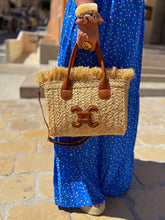 Charger l'image dans la galerie, Sac raphia camel c&amp;c PLAYA