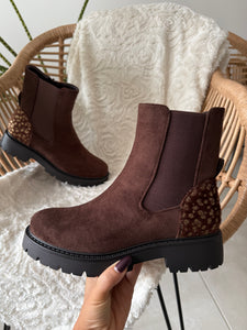 Bottine chocolat ARIELLE
