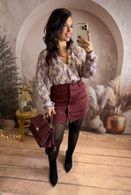 Charger l&#39;image dans la galerie, Chemisier lila liseré doré YSIA (36 au 48)⭐️