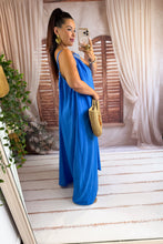 Charger l'image dans la galerie, Robe loose bleu roi LOUANA (40 au 48) New