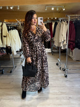Charger l&#39;image dans la galerie, Robe longue léopard marron MARWA (taille 36 au 48)