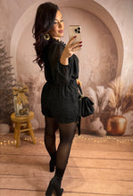 Charger l&#39;image dans la galerie, Jupe short noir pailletée SISI (36 au 48)⭐️