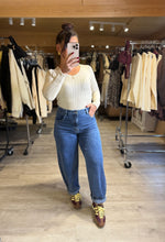 Charger l&#39;image dans la galerie, Jeans bleu balloon HANEIA (34 au 42)