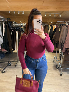 Col roulé bordeaux DOREEN (34 au 44)