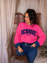 Charger l'image dans la galerie, Pull fuchsia iconic bleu SAB (40 au 48)