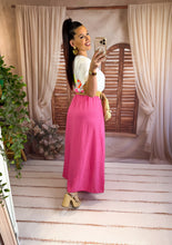 Charger l'image dans la galerie, Jupe avec ceinture rose CLAUDIA (34 au 46)