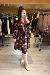 Robe motif camel EMMA (36 au 48)