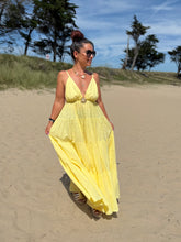 Charger l'image dans la galerie, Robe longue jaune soleil DITA  ( 34 au 44)