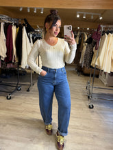 Charger l&#39;image dans la galerie, Jeans bleu balloon HANEIA (34 au 42)