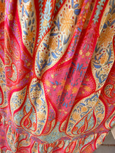 Charger l'image dans la galerie, Robe longue à motif rose/corail/bleu NAIRI (36 au 48)