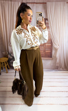 Charger l'image dans la galerie, Pantalon de costume fluide chocolat BILL