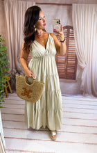 Charger l'image dans la galerie, Robe uni soleil beige ALIX (40 au 46)