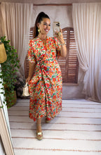 Charger l'image dans la galerie, Robe portefeuille orange FLORE (40 au 46) New