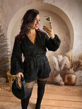 Charger l&#39;image dans la galerie, Combishort noir CARMELA (34 au 40)⭐️