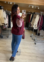 Charger l&#39;image dans la galerie, Gilet sans manches bordeaux YOU (34 au 44)