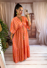 Charger l'image dans la galerie, Robe longue orange GARANCE (36 au 42) New
