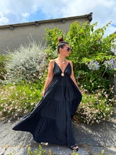 Charger l'image dans la galerie, Robe longue noir soleil ( 34 au 44 )