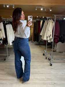 Jean bleu coupe large KARLA (36 au 46)