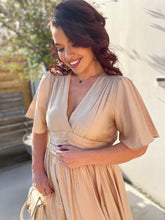 Charger l&#39;image dans la galerie, Robe beige AMOR ( 34 au 48 )