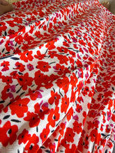 Charger l'image dans la galerie, Robe fleuri rouge ZÉLIE (36 au 50)