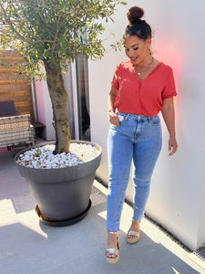 Jeans mom fit Alexandra ( taille 34 au 42 )