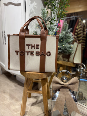 Sac totebag beige/camel
