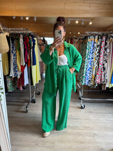 Charger l'image dans la galerie, Chemise verte gaz de coton Nina ( 36 au 48 )☀️