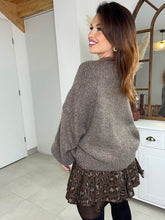 Charger l'image dans la galerie, Pull marron/taupe Inaya ( 34 au 46 )