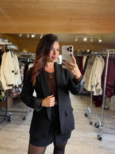 Charger l&#39;image dans la galerie, Blazer noir TILIA (34 au 50)