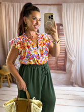 Charger l'image dans la galerie, Top fleuri multicolore JEANETTE (36 au 48)