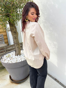 Chemise beige Alya ( taille 36 au 42 )