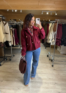 Veste bordeaux Ariana ( 36 au 44)