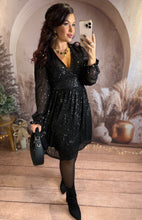 Charger l'image dans la galerie, Robe noir à sequins CENDRILLON (36 au 48)