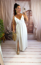 Charger l'image dans la galerie, Robe bretelles blanche Lylia (36 au 48)