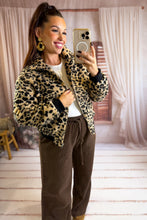 Charger l'image dans la galerie, Veste polaire léopard LAURA (34 au 48)