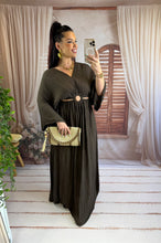 Charger l'image dans la galerie, Robe longue chocolat SPAIN (38 au 48 )