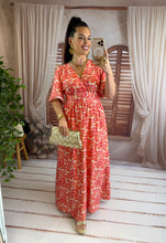 Charger l'image dans la galerie, Robe motif corail NOE (40 au 48)( reste une taille 48 )