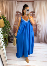 Charger l'image dans la galerie, Robe loose bleu roi LOUANA (40 au 48) New